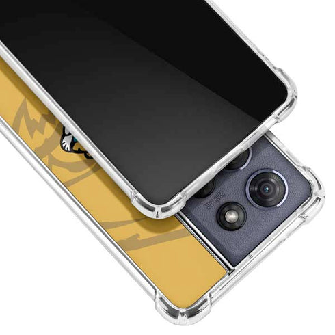 NFL Jacksonville Jaguars Double Vision Moto G Play 5G (2025) Clear Case
